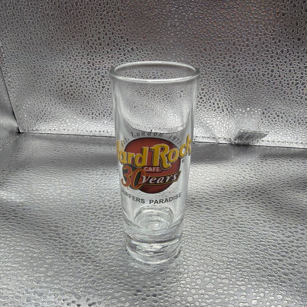 Vintage Hard Rock Cafe SURFERS PARADISE 4" SHOT GLASS Classic